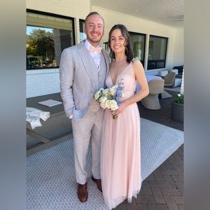 Revelry Alma Tulle, Peek A Boo Pink